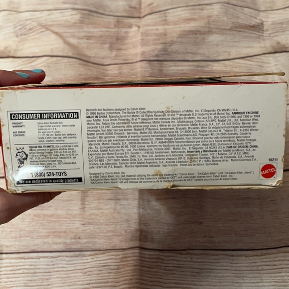 Calvin Klein Jeans Barbie 1996 - Picture 10 of 12